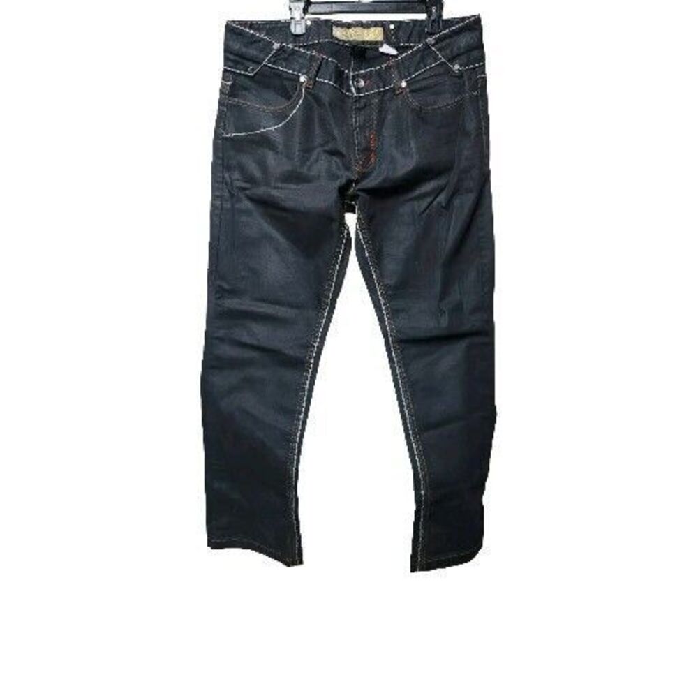 LOG Men's Size 38 Dark Blue Denim Jeans [38x32]